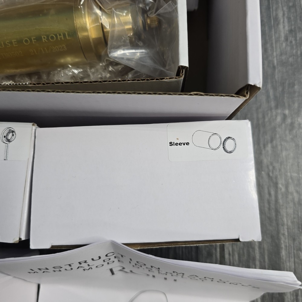 Rohl TTE23W1LMAG-W Tenerife 1/2" Therm & Pressure Balance Trim with 3 Functions