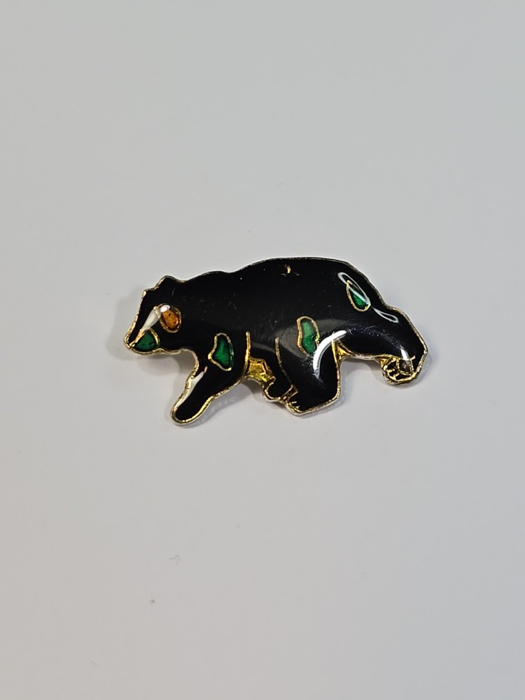 Brown Bear Walking Lapel Pin