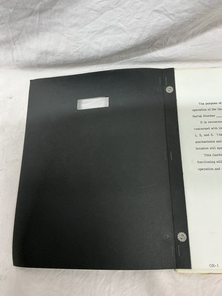 Landis Lund LTD Precision Machine Tools Instruction Book