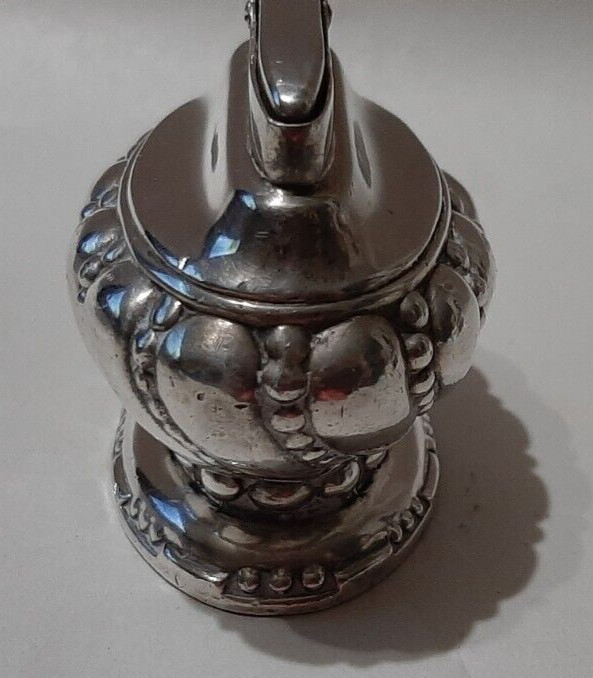 Vintage Ronson "Crown" Silver Plated Table Lighter 1940s ~ not working