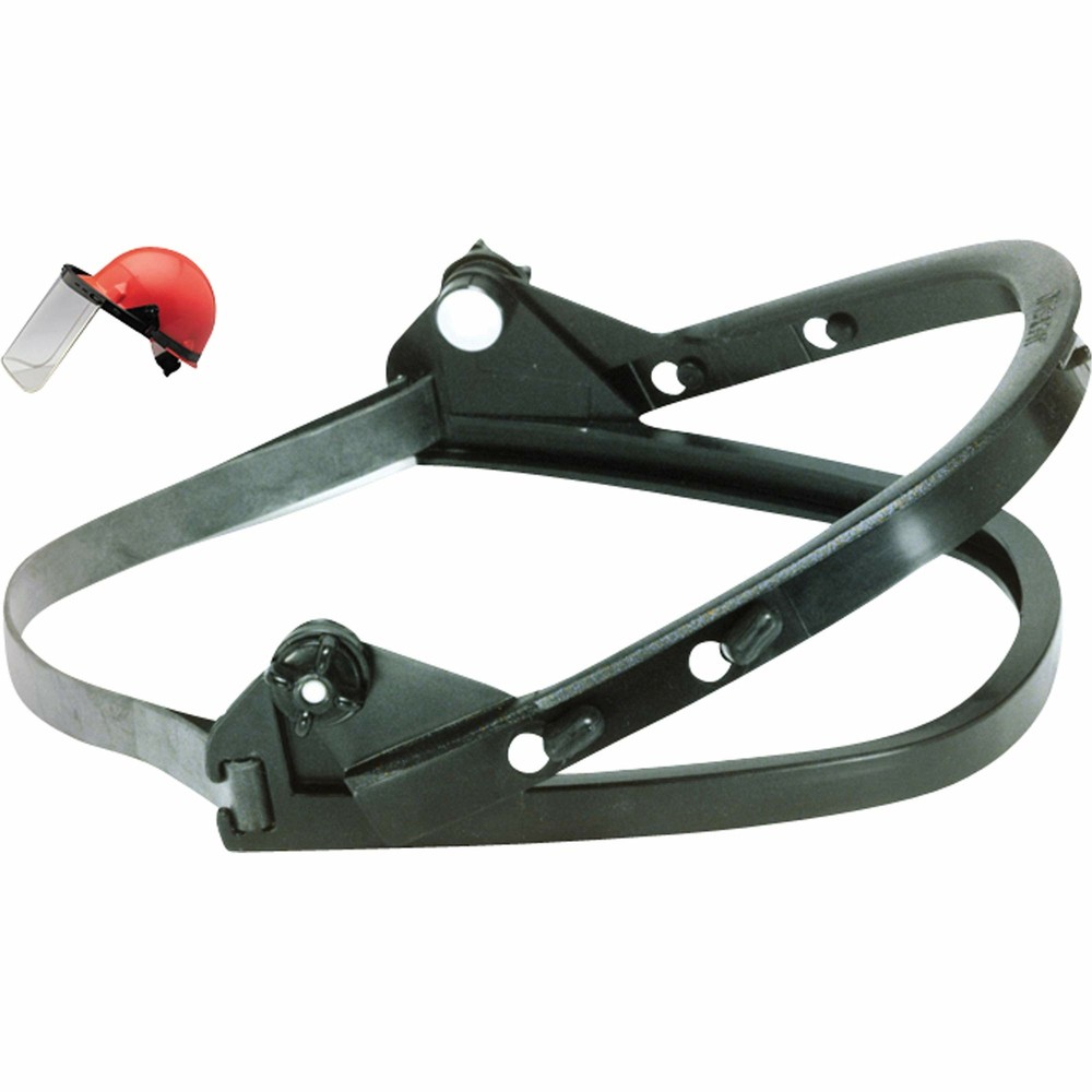 Jackson Safety Faceshield Adapter, Plastic, Black