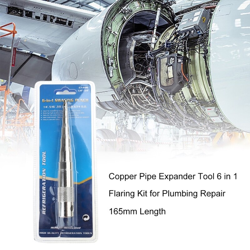 Pipe Expanding Tool Air Conditioner Pipe Expander Swaging Drill Bit Expander