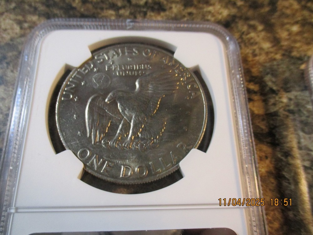 1974 EISENHOWER $1 NGC MS 65 029