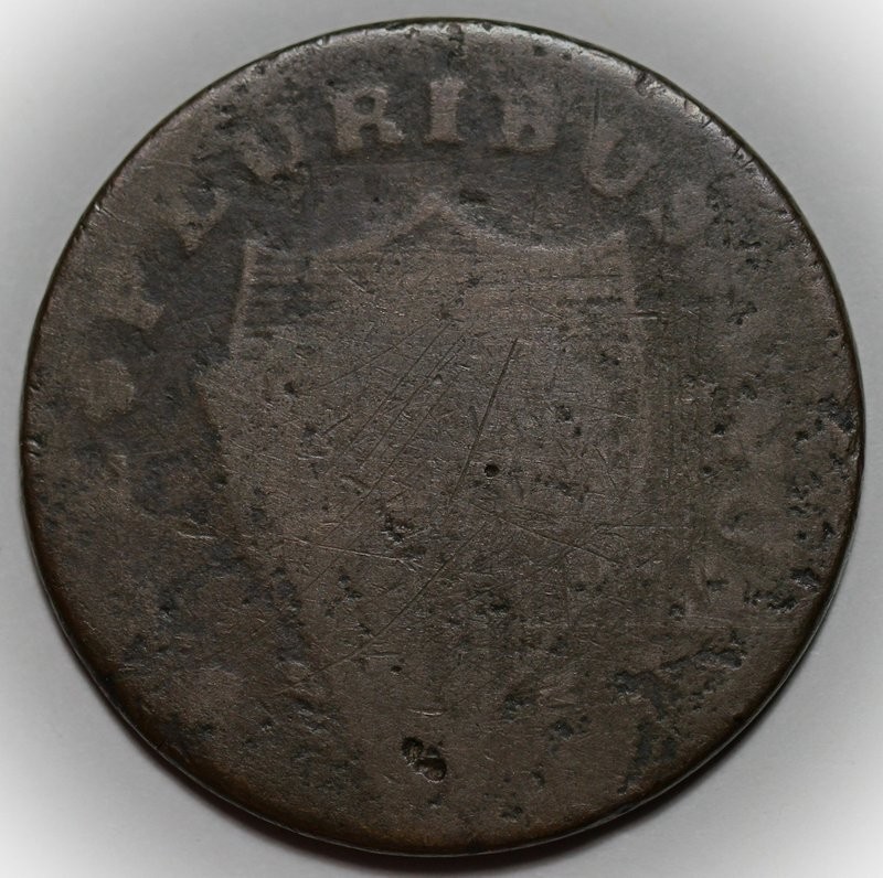 1788 New Jersey Copper Colonial - Running Fox