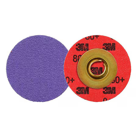 3M Cubitron 7100331743 Quick-Change Disc, Ceramic, 2 In Dia., Pk50