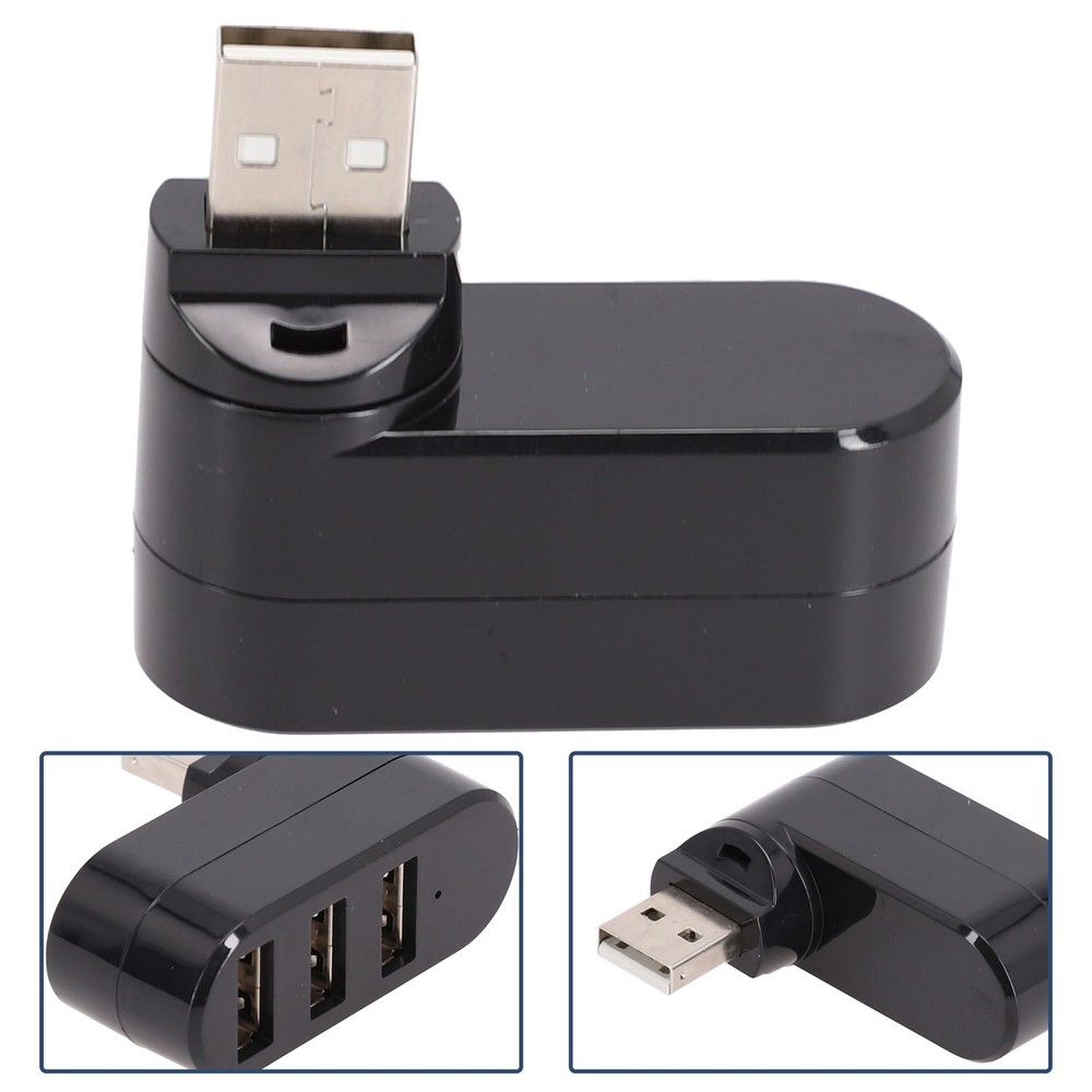 High speed USB 2 0 Rotating Splitter Adapter Hub for Quick Data Transfers