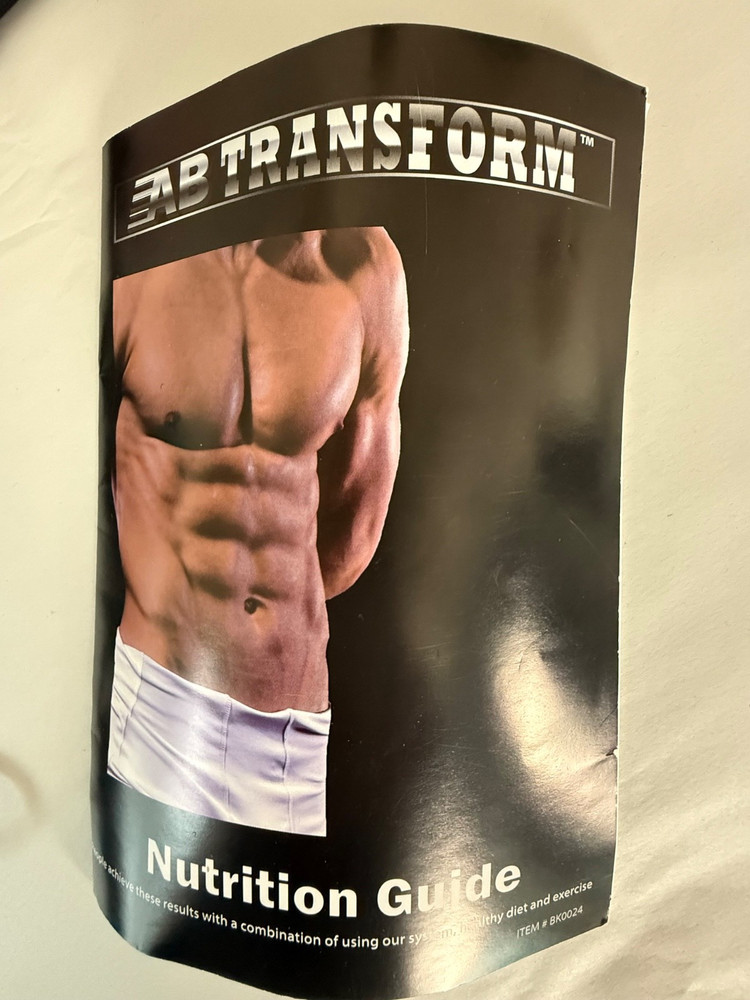Abdominal Muscle Toner Belt EMS System - Ab Transform in box