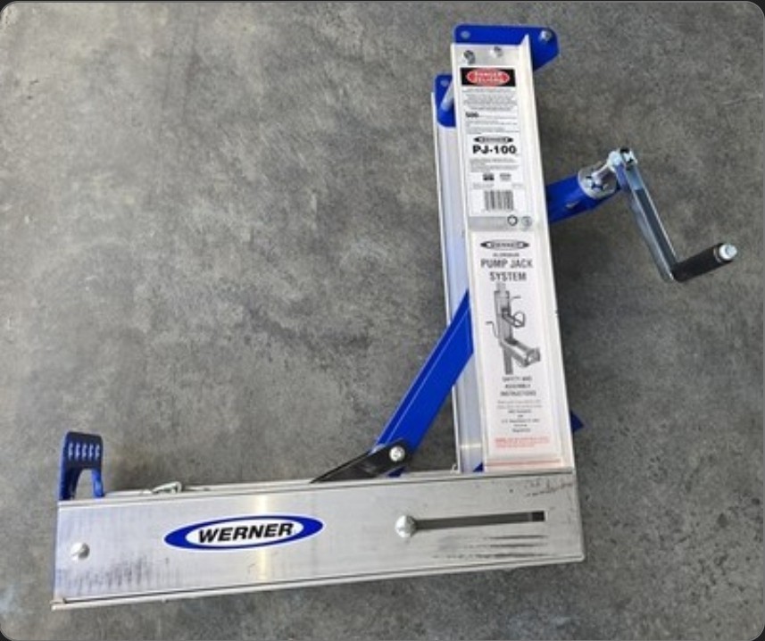Werner PJ-100 Aluminum Pump Jack System, Large Boot Strap