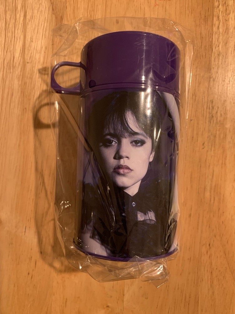 Wednesday Addams Lunch Container w/ Drink Container NEW