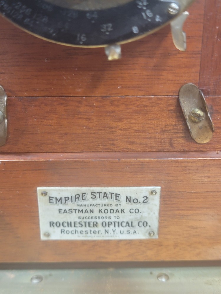 Empire State No. 2 Camera With Original Tripod Solid Cherry Construction