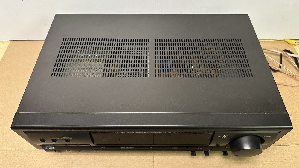 Technics SA-EX110 2 Ch Receiver AM FM Stereo System Phono Input Remote Bundle