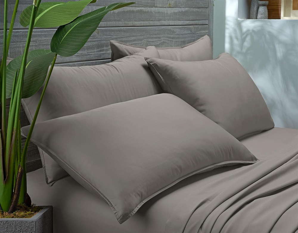 Luxurious Queen Bamboo Viscose Sheets Set - Soft, Cooling & Durable Graphite