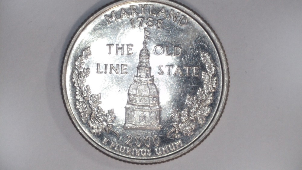 2000 D MARYLAND  STATE QUATER UNCIRCULATED FROM ROLL