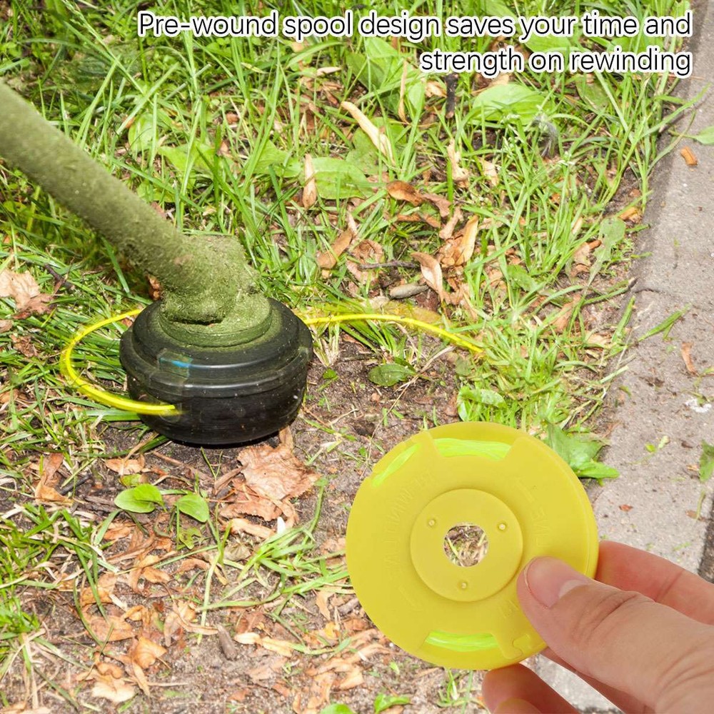 For Ryobi Replacement Twisted 0.080 In. String Trimmer Auto Feed Line Spools
