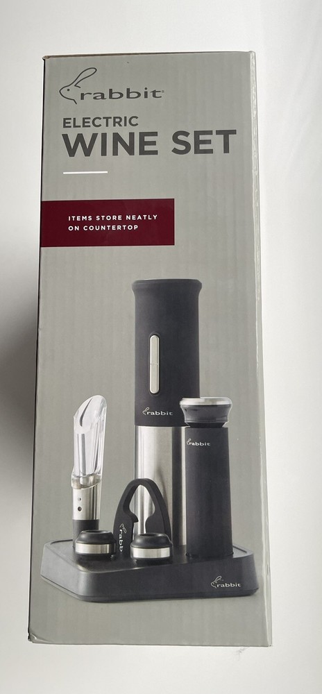 Rabbit Wine Opener Set