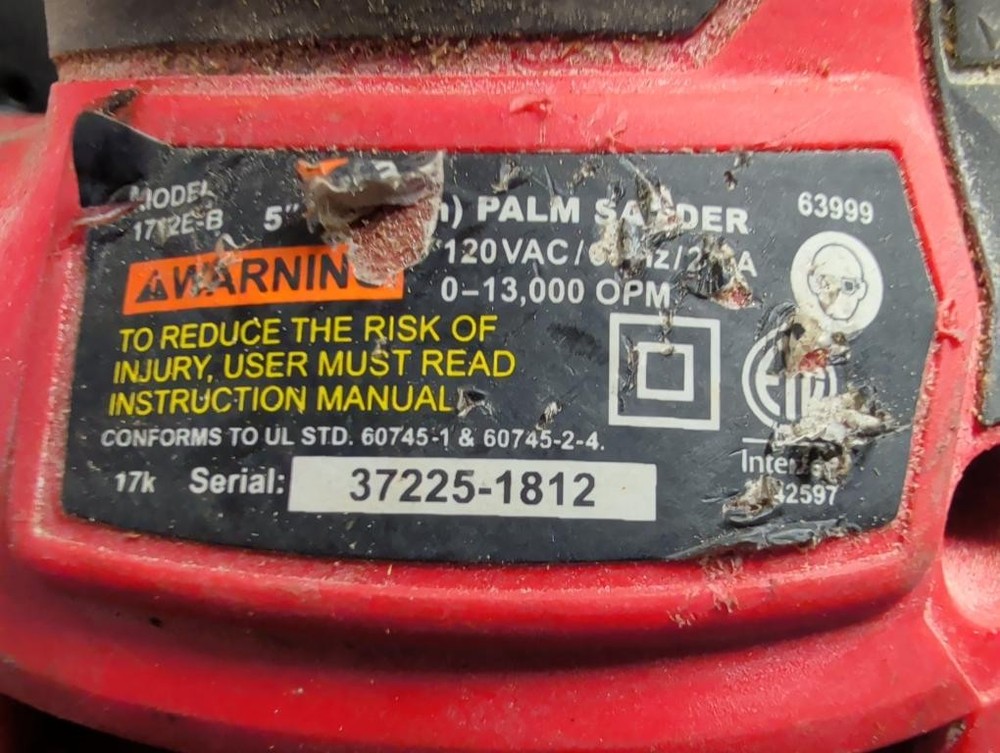 BAUER TOOLS 1712E-B - SANDER (B06008065)