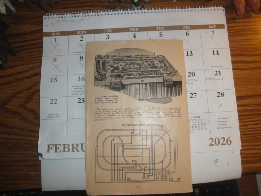 Lionel 1941 instruction book (Original)