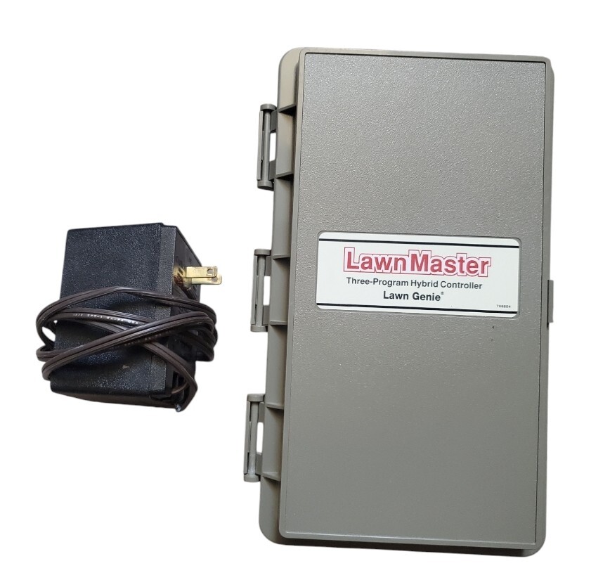 Lawnmaster Sprinkler Irrigation Controller Timer 9 Valve w Power Cord & Manual
