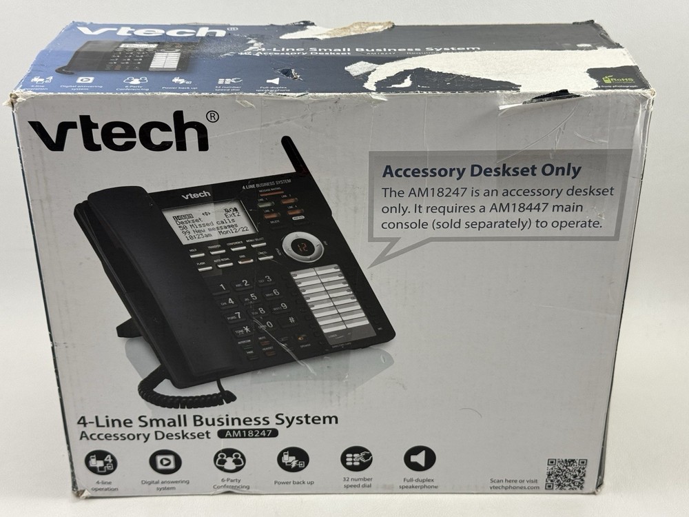 Vtech AM18247 Small Business System Accessory Deskset