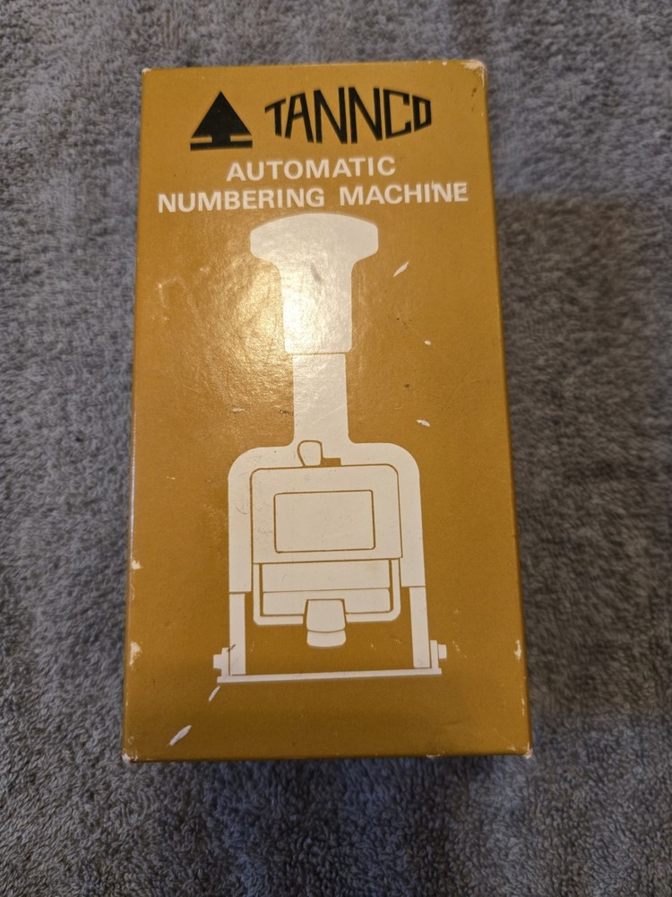 Tannerco Automated Numbering Machine