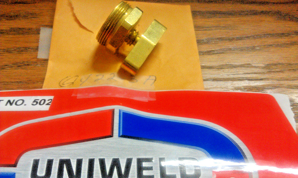 UNIWELD, *REF* Manifold Piston Seat Assemble for the 4 Valve Manifold, Q422-3A