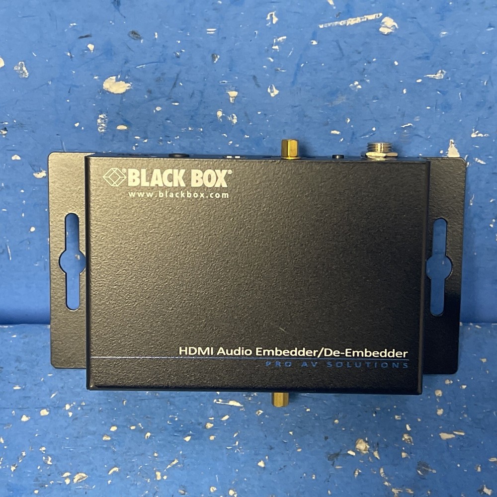 BLACK BOX HDMI AUDIO EMBEDDER/DE-EMBEDDER AEMEX-HDMIR2 PRO AV SOLUTION