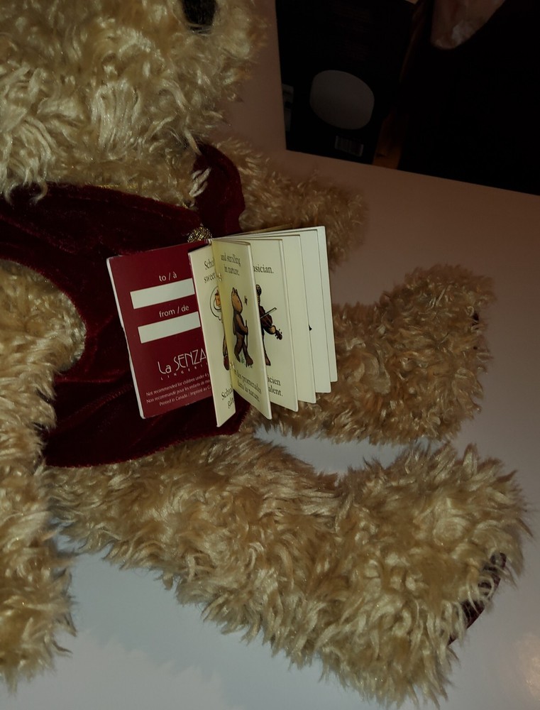 2 Plush La Senza Teddy Bears, 2001 Puccini, 1997 Schubert