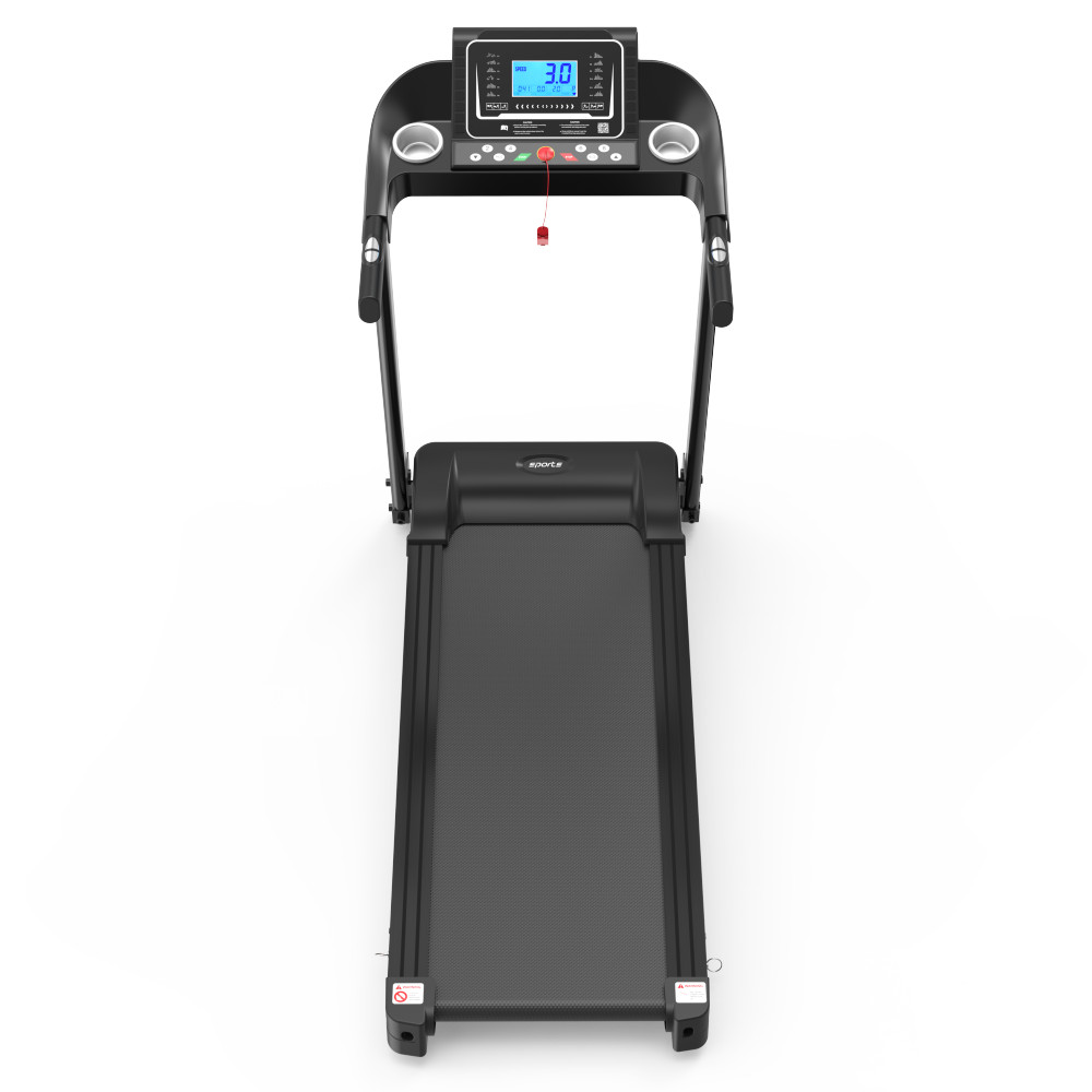 Foldable Incline Treadmill Folding Running Home Workout 5" LCD Screen Bluetooth