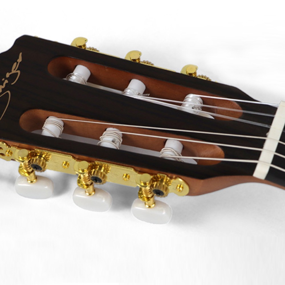 Crossover Hollow Classical Guitar Solid Wood Nylon Strings Thin body