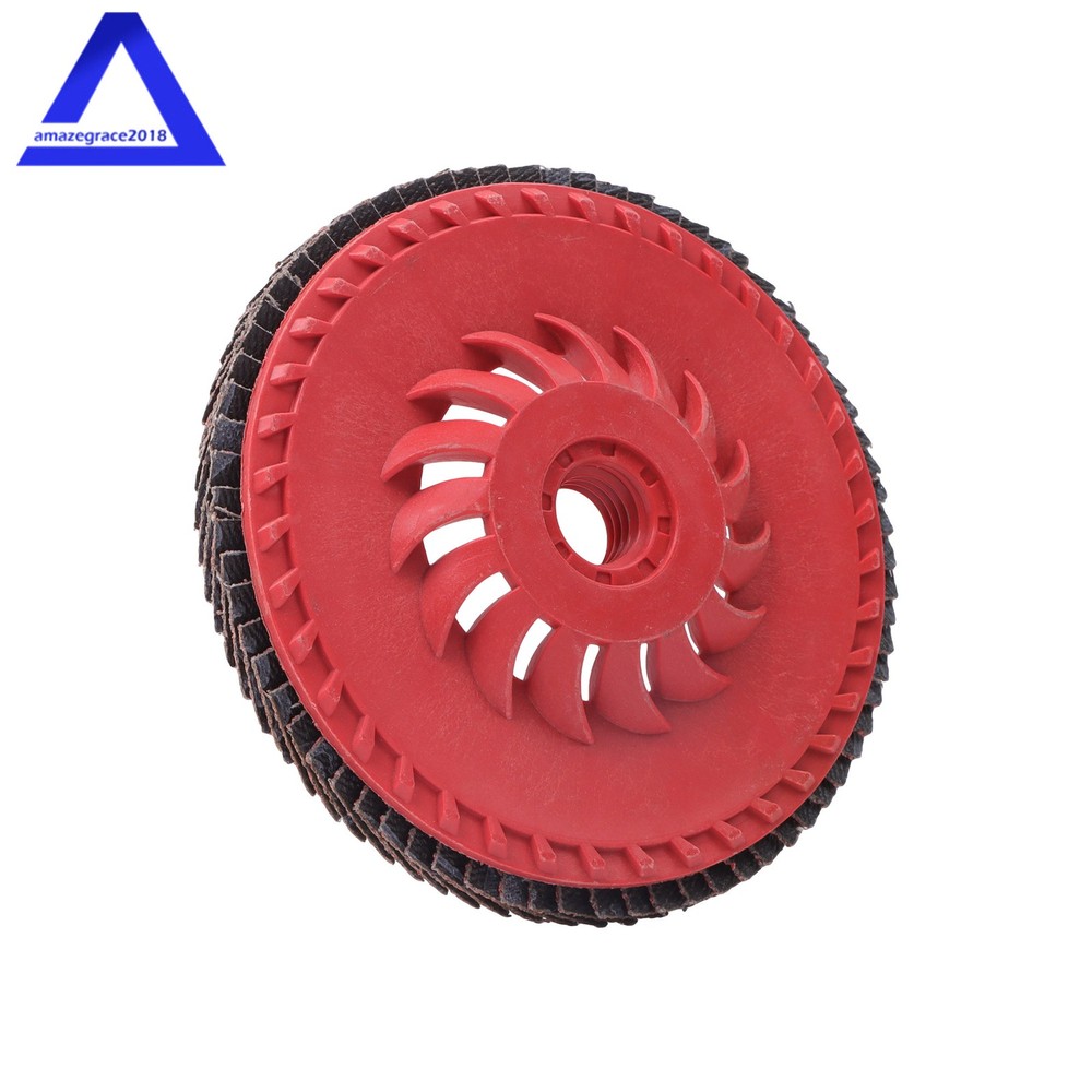 10Pack 4-1/2"×7/8'' with 4 different Grits T27 Ceramic Grain Flap Sanding Discs