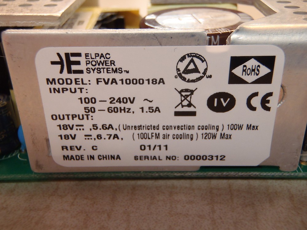 FVA100018A Elpac Power Supply