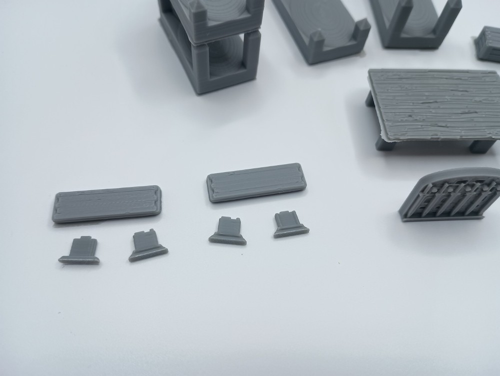 3D Printed Bunkhouse Prop Set (28mm-32mm Scale)