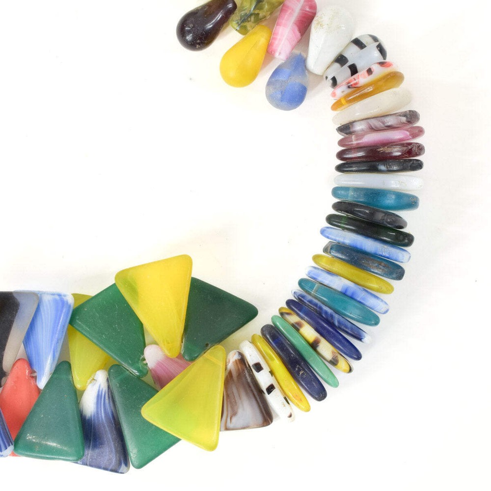 Triangular and Teardrop Wedding Trade Beads Sidley Collection