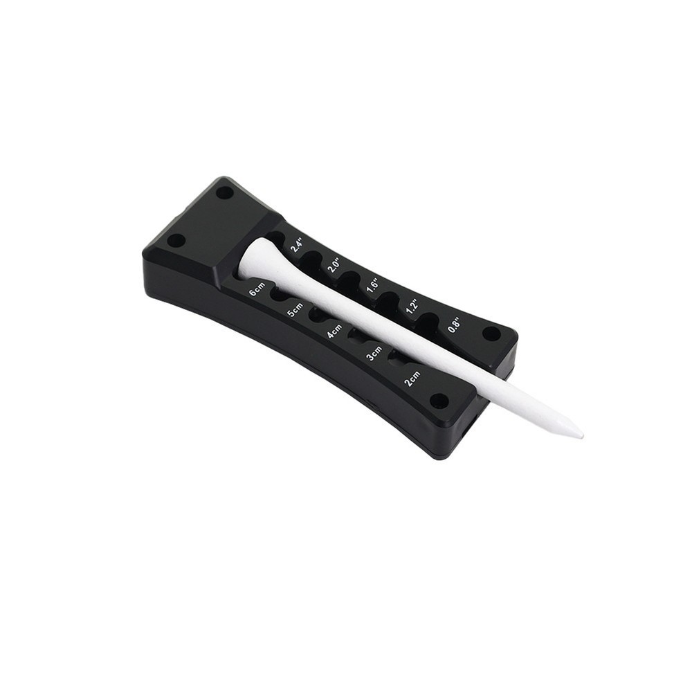 Multi Purpose Golf Tool with Adjustable Tee Height and Repair Features