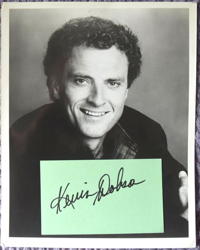 Kevin Dobson Hand Signed Card