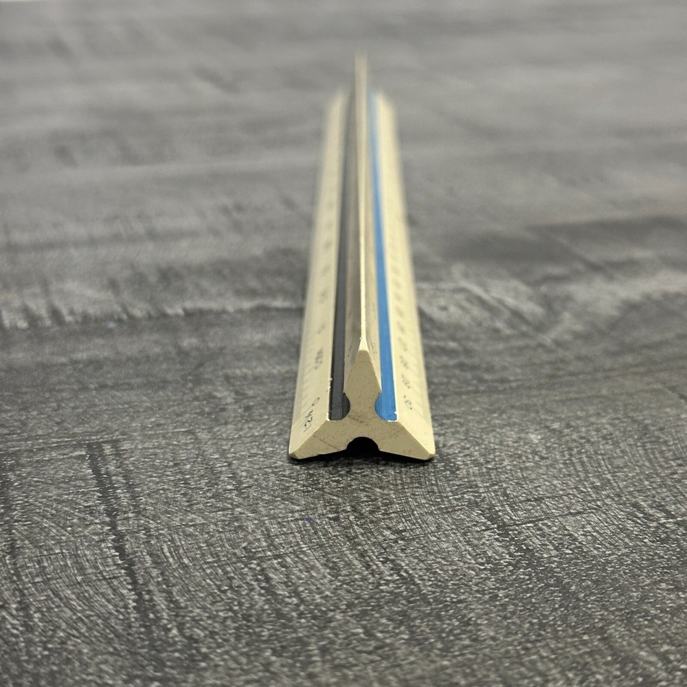 Engineer Architect Triangular 12" Ruler - The C-Thru Ruler Co.TS-658 - Mutlcolor