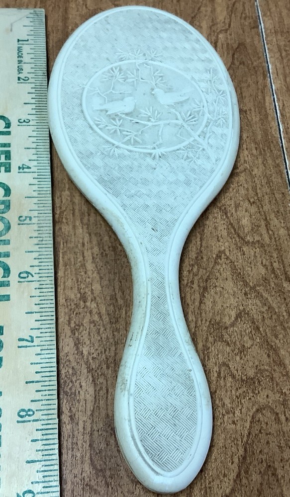 Vintage Hand Held Vanity Mirror .