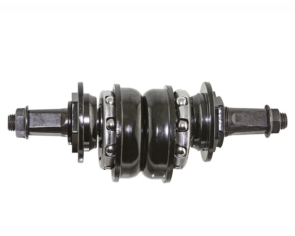 132mm Alta Bicycle Conversion Kit Crank Set Black Bottom Bracket Kit Cruiser BB.