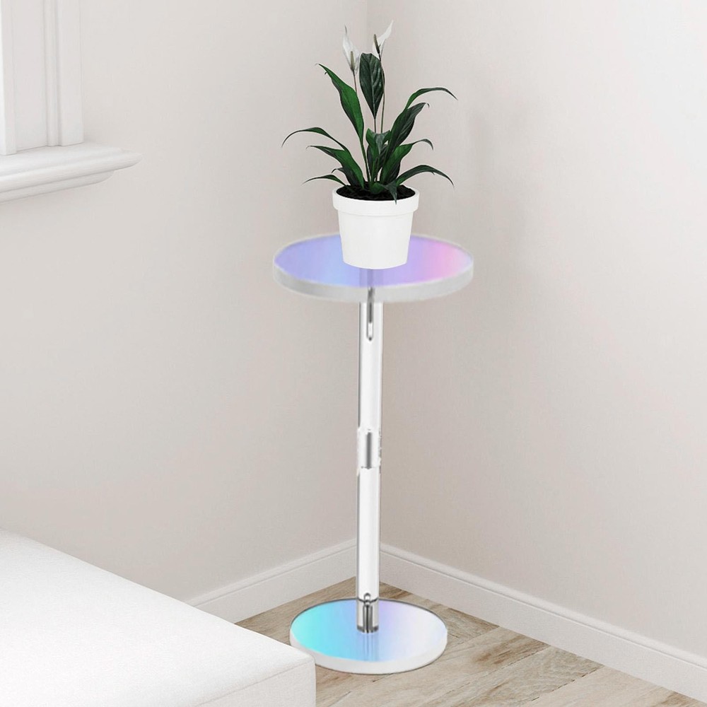 Acrylic Side Table End Table Drink Stand