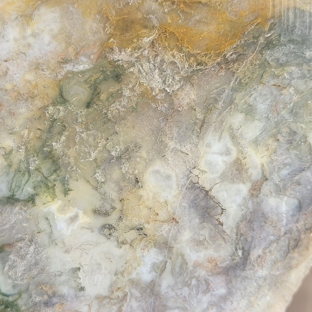 Moss Agate Lapidary Slab 141 Grams