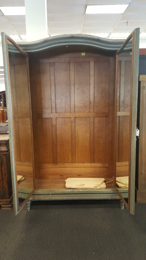 Tall Painted Armoire