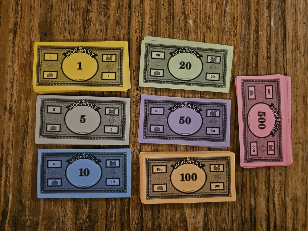 Monopoly French VERSION - Replacement BANK NOTES (Universal)