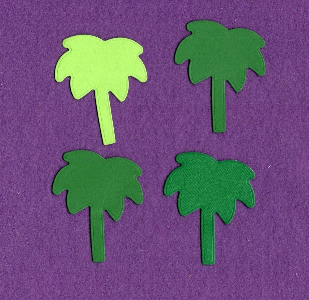 PALM TREE # 3 background die cuts scrapbook cards