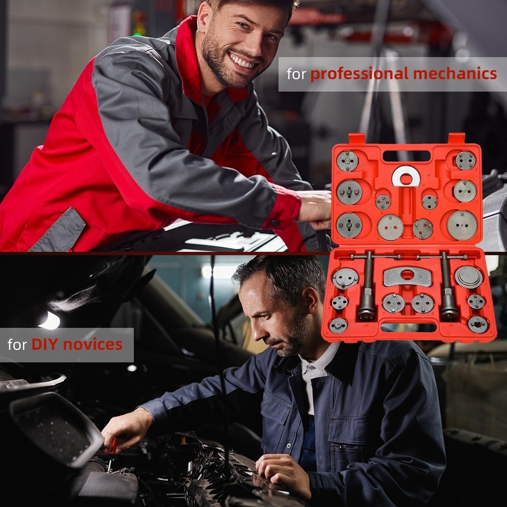 Professional Disc Brake Caliper Compressor Set