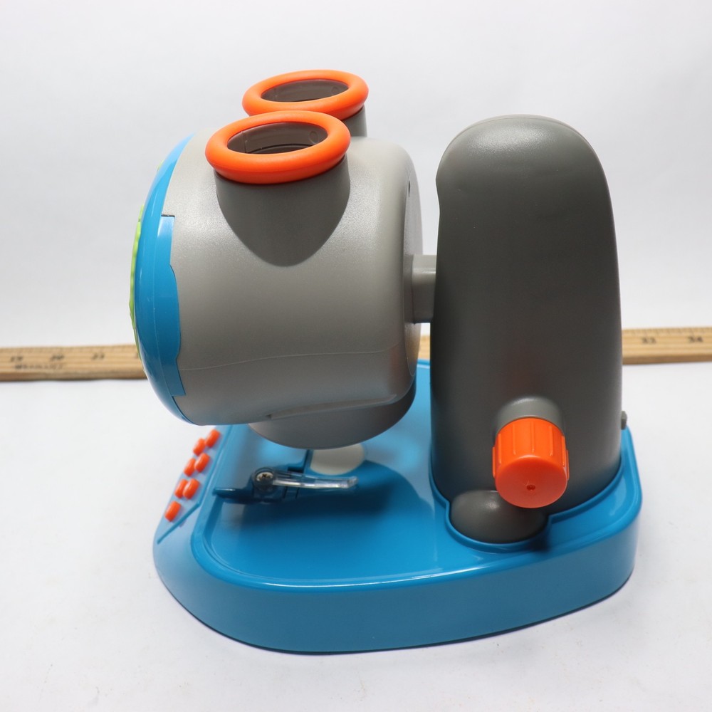 Thin Air Brands Talking Microscope for Kids Adjustable Focus & Light-Up Platform