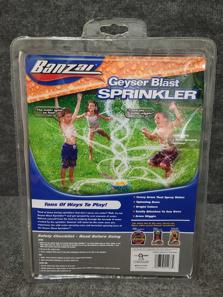 Banzai GEYSER BLAST SPRINKLER
