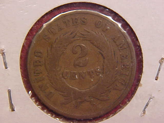 1868 TWO CENT PIECE - G - SEE PICS! - (N5334)