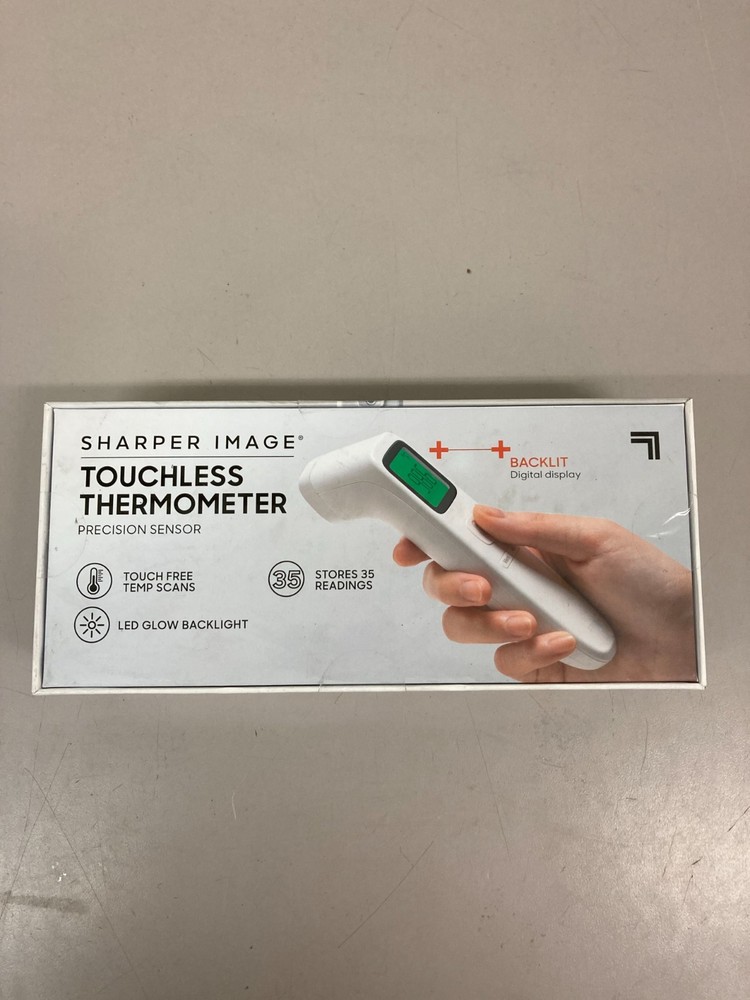 Digital Touchless Smart Forehead Thermometer SHARPER IMAGE- NEW