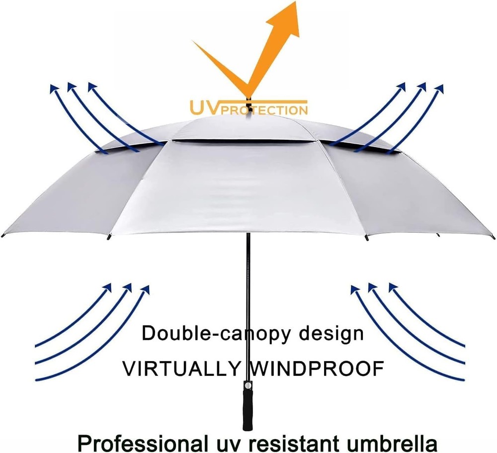 Extra Large Golf Umbrella - 68" Automatic Open