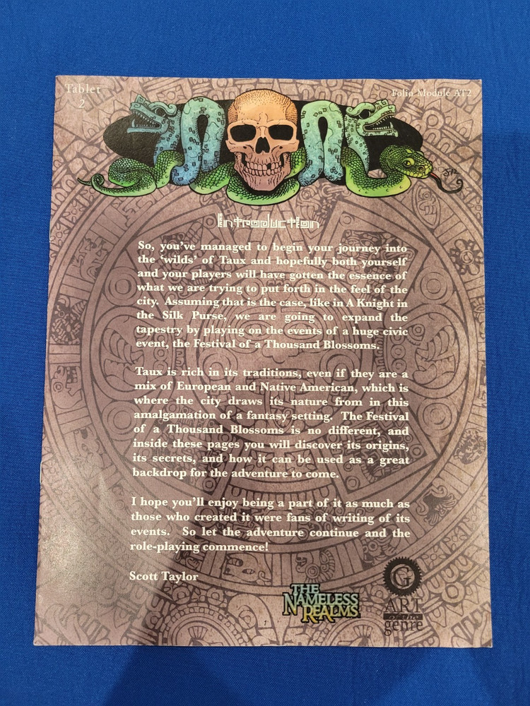 Folio Adventure Module At2 - The Folio